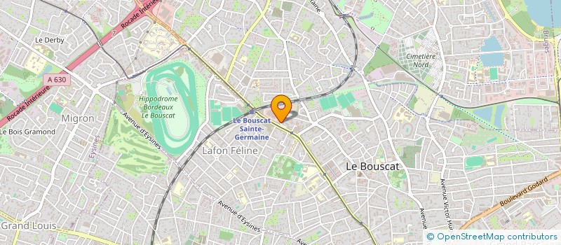 localisation de l'entreprise SCI FLORES&FILS  LE BOUSCAT