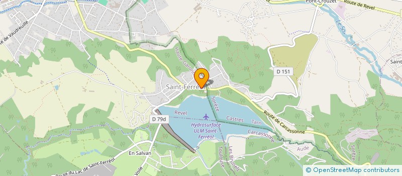 localisation de l'entreprise SCI FLORES RIBA  REVEL