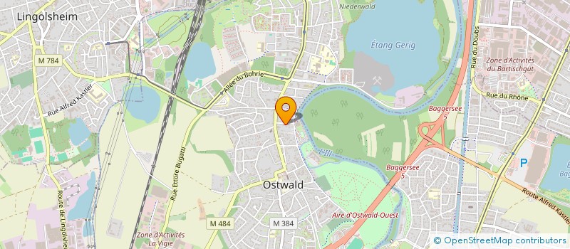 localisation de l'entreprise SCI FLOREST  OSTWALD