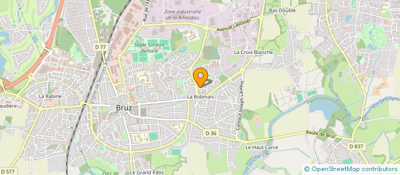 localisation de l'entreprise SCI FLORET  BRUZ