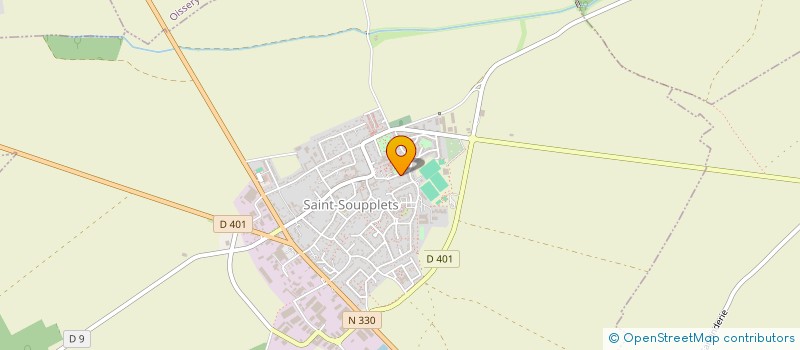 localisation de l'entreprise SCI FLORET-MARTIN  SAINT-SOUPPLETS