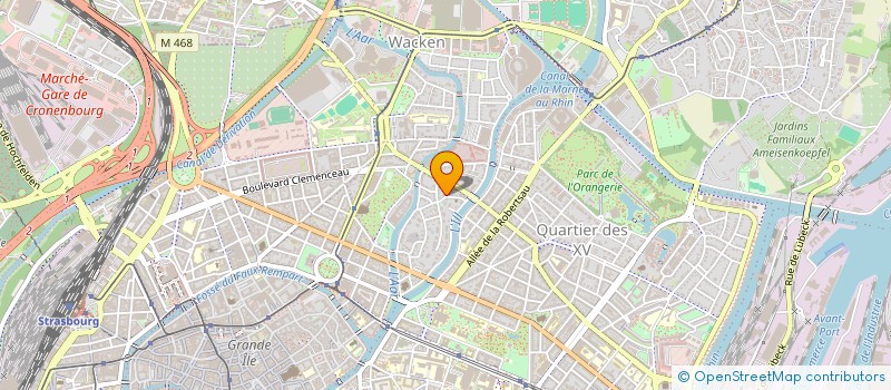 localisation de l'entreprise SCI FLORETI  STRASBOURG