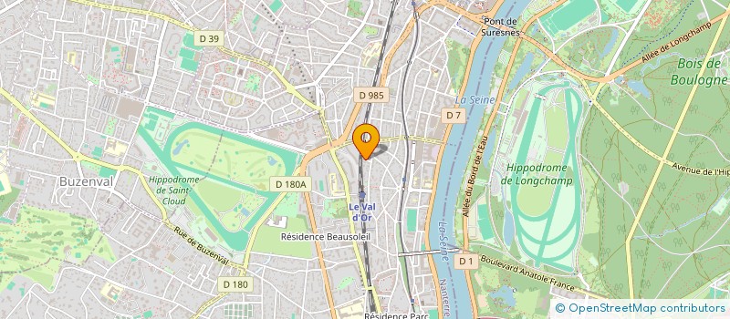 localisation de l'entreprise SCI FLOREVER à SAINT-CLOUD