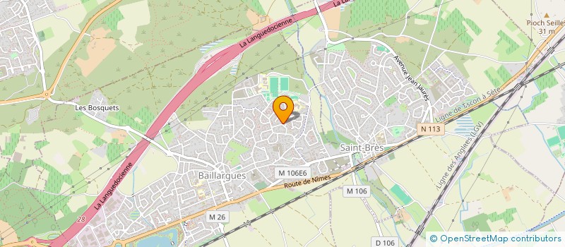 localisation de l'entreprise SCI FLOREZ à BAILLARGUES