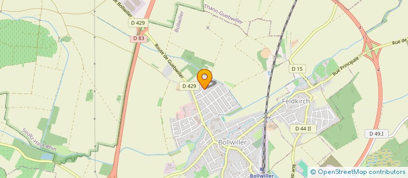 localisation de l'entreprise SCI FLORIAL  BOLLWILLER