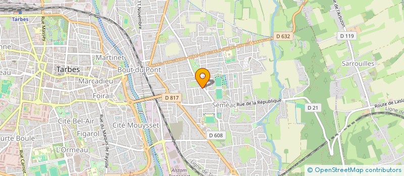 localisation de l'entreprise SCI FLORIAN  SEMEAC