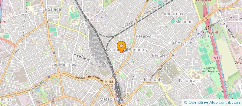localisation de l'entreprise SCI FLORIAN à TOULOUSE