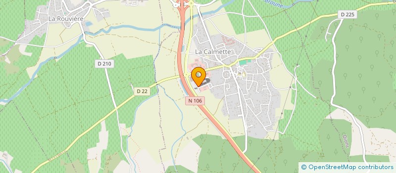 localisation de l'entreprise SCI FLORIAN  LA CALMETTE