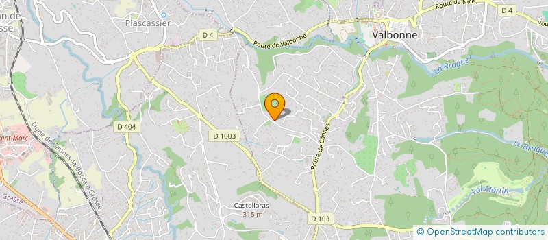 localisation de l'entreprise SCI FLORIAN  VALBONNE