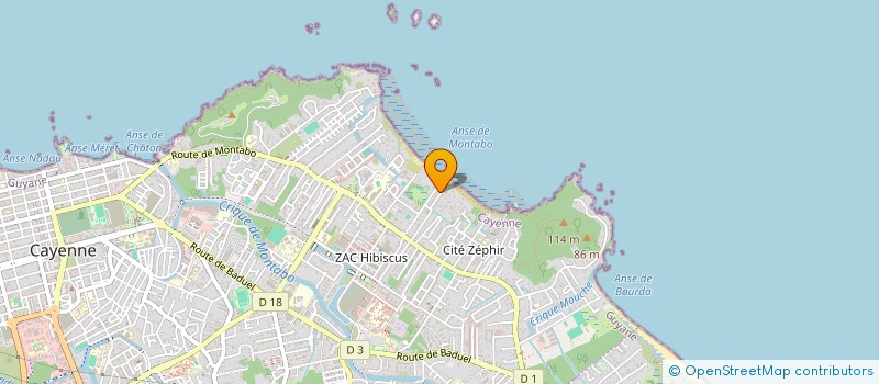 localisation de l'entreprise SCI FLORIAN  CAYENNE