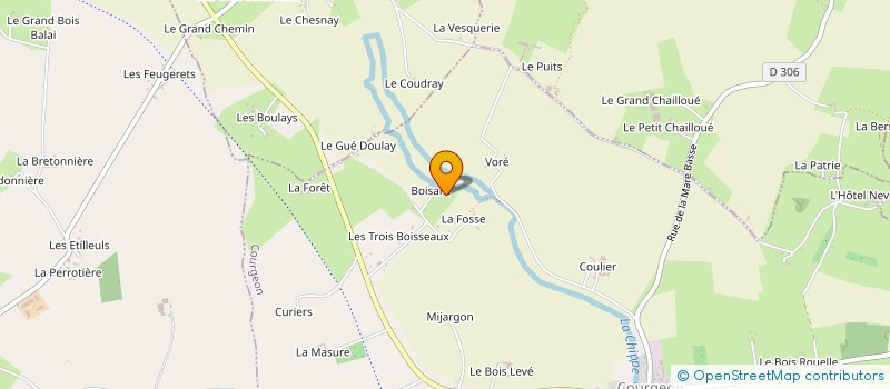 localisation de l'entreprise SCI FLORIAN DAMIEN à COURGEON