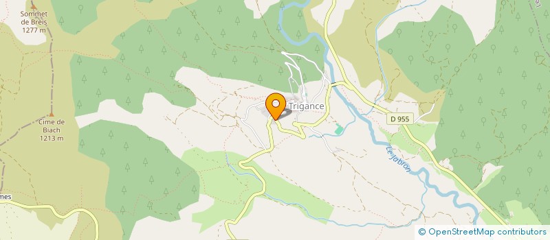 localisation de l'entreprise SCI FLORIAN ET ROMAIN à LA BASTIDE