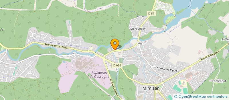 localisation de l'entreprise SCI FLORIAN ROCQUES  MIMIZAN