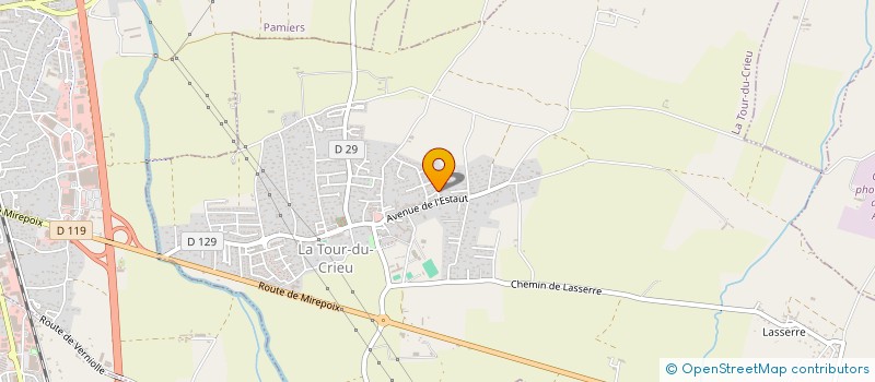 localisation de l'entreprise SCI FLORIANA à LA TOUR-DU-CRIEU