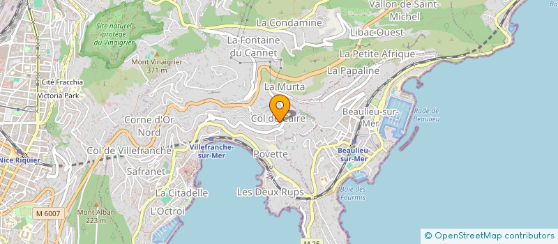 localisation de l'entreprise SCI FLORIANA à VILLEFRANCHE-SUR-MER