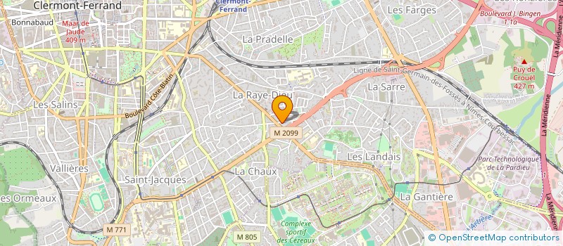 localisation de l'entreprise SCI FLORIANE  CLERMONT-FERRAND