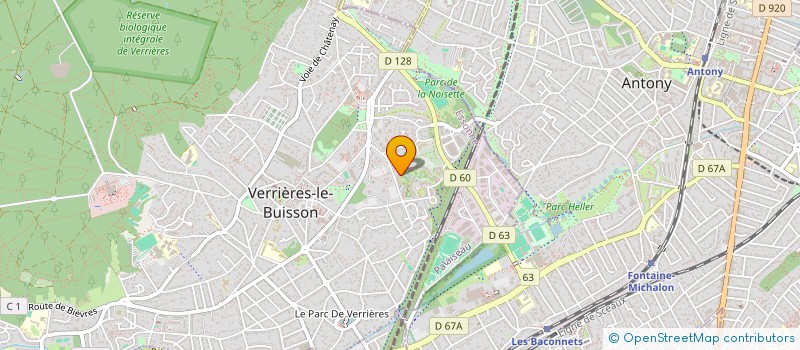 localisation de l'entreprise SCI FLORIANE à VERRIERES-LE-BUISSON