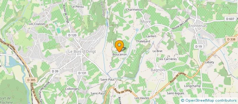 localisation de l'entreprise SCI FLORIANNE  MOIRE