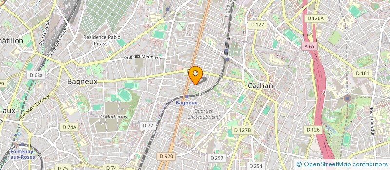 localisation de l'entreprise SCI FLORIANNE  CACHAN