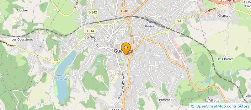 localisation de l'entreprise SCI FLORIC  GUERET