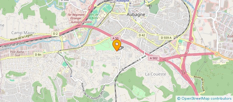 localisation de l'entreprise SCI FLORICE à AUBAGNE