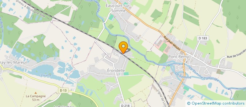 localisation de l'entreprise SCI FLORIDA  ERONDELLE