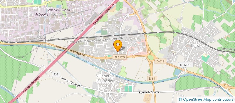localisation de l'entreprise SCI FLORIDO  VILLENEUVE-LES-BEZIERS