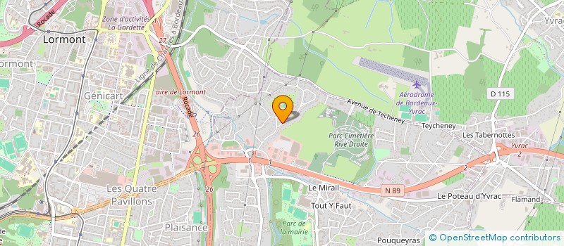 localisation de l'entreprise SCI FLORIE  ARTIGUES-PRES-BORDEAUX