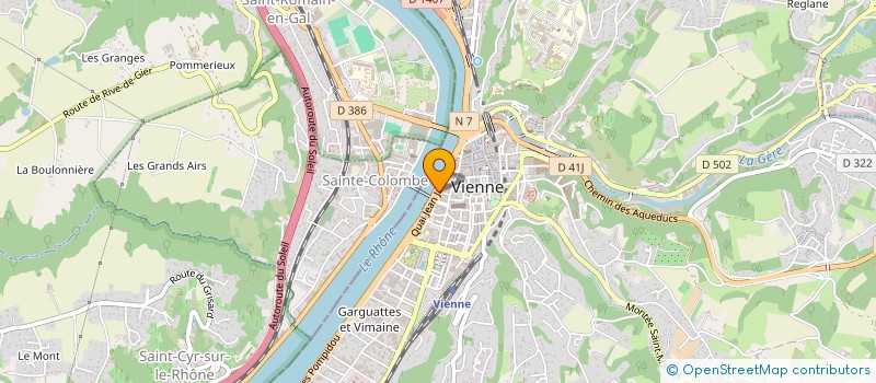 localisation de l'entreprise SCI FLORILEGE  VIENNE