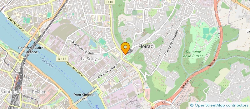 localisation de l'entreprise SCI FLORIMMO  FLOIRAC