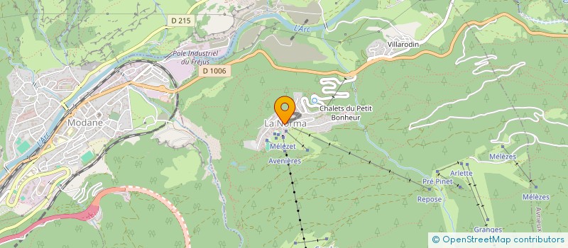 localisation de l'entreprise SCI FLORIMMO  VILLARODIN-BOURGET