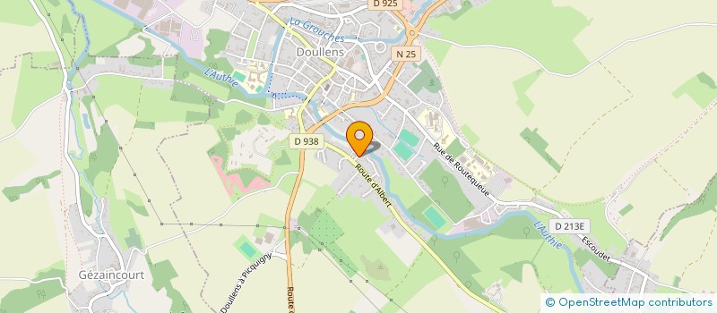 localisation de l'entreprise SCI FLORIMON  DOULLENS