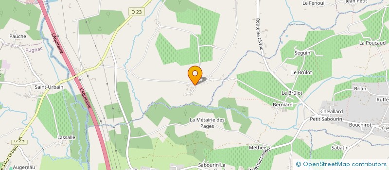 localisation de l'entreprise SCI FLORIMONT EST  CIVRAC-DE-BLAYE