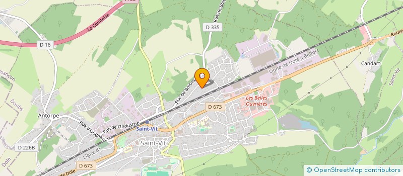 localisation de l'entreprise SCI FLORIN  SAINT-VIT