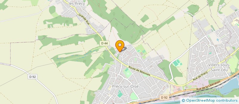 localisation de l'entreprise SCI FLORINA  PRECY-SUR-OISE