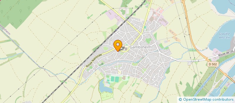 localisation de l'entreprise SCI FLORINE  GAMBSHEIM