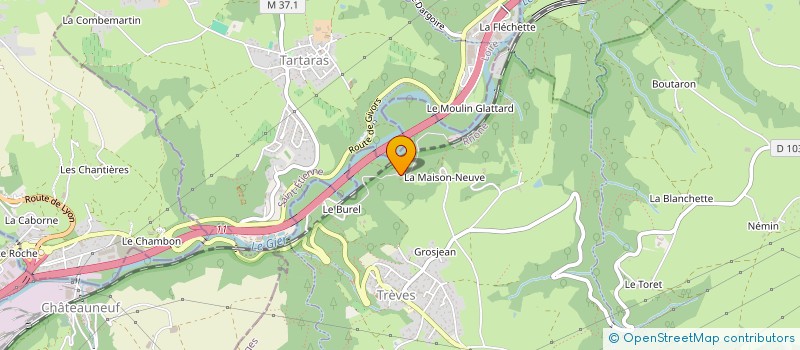 localisation de l'entreprise SCI FLORINE  TREVES