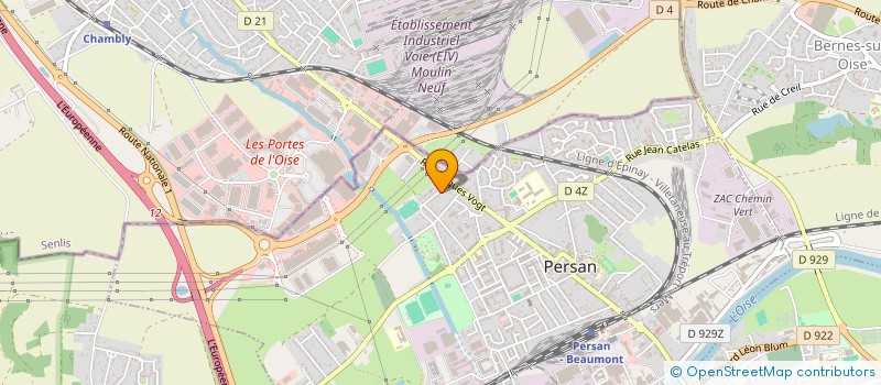 localisation de l'entreprise SCI FLORINE  L'ISLE-ADAM