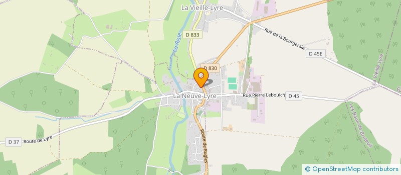 localisation de l'entreprise SCI FLORISA  LA NEUVE-LYRE