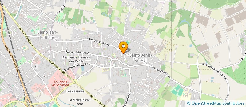 localisation de l'entreprise SCI FLORISA à SAINT-DENIS-EN-VAL