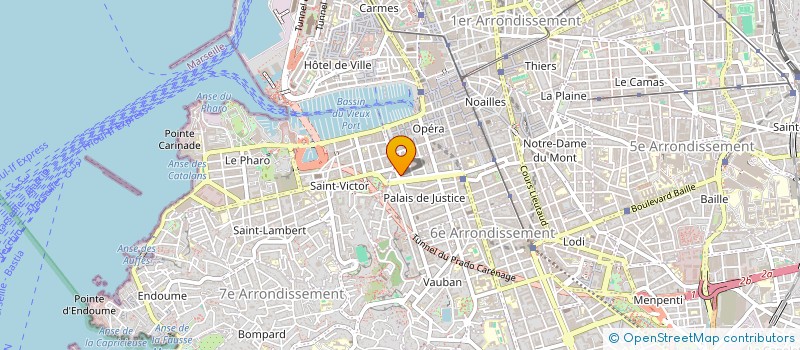 localisation de l'entreprise SCI FLORIVAL à MARSEILLE