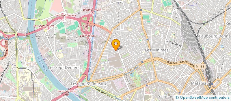 localisation de l'entreprise SCI FLORIVES  TOULOUSE