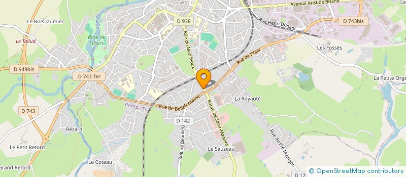 localisation de l'entreprise SCI FLORJEAN  PARTHENAY