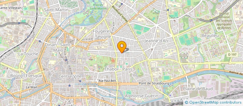 localisation de l'entreprise SCI FLOROBELS  RENNES