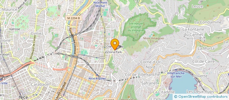 localisation de l'entreprise SCI FLORONIE à NICE