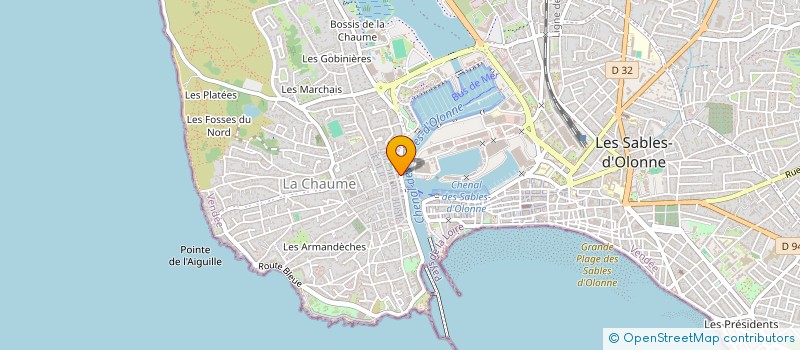 localisation de l'entreprise SCI FLORONNA à LES SABLES D'OLONNE