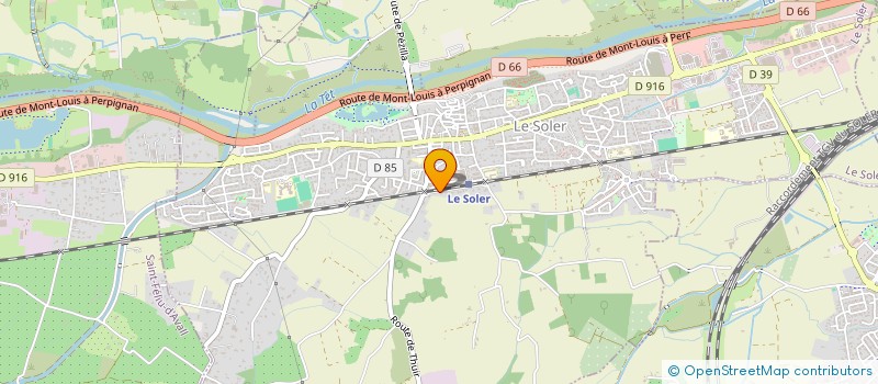 localisation de l'entreprise SCI FLORYMAR  LE SOLER