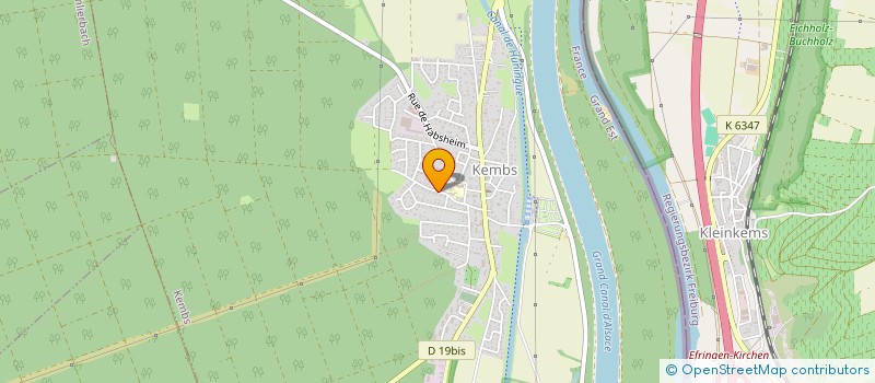 localisation de l'entreprise SCI FLOS  KEMBS