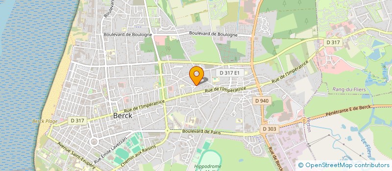 localisation de l'entreprise SCI FLOSIE à BERCK