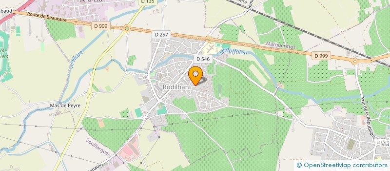 localisation de l'entreprise SCI FLOSKO  RODILHAN